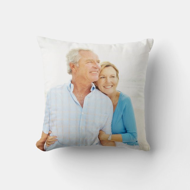 Coussin Créez Votre Propre Photo Custom Pic Double Face (Recto)