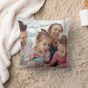 Coussin Créez Votre Propre Photo Personnalisée Double Face