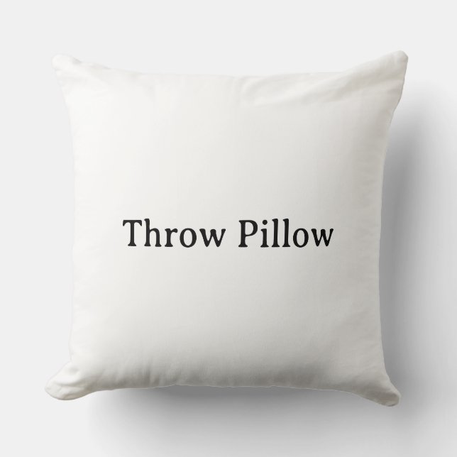 Coussin Créez Votre Propre Promotion de Marque Simple (Recto)