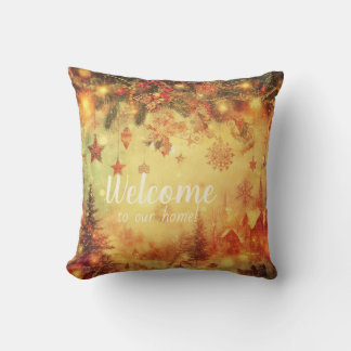 Coussin Créez votre propre village de Noël chaleureux