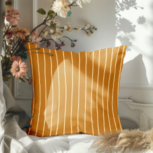Coussin Crème automnale Tirée À La Main Moderne