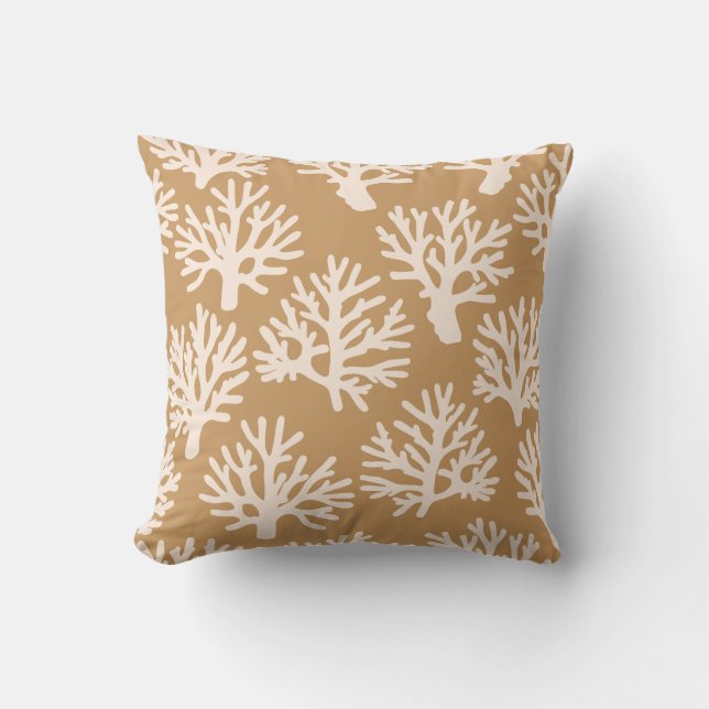 Coussin Crème Brown corail Drift (Recto)