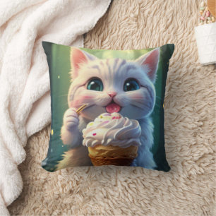 Coussin Crème de glace Kitty (1) :