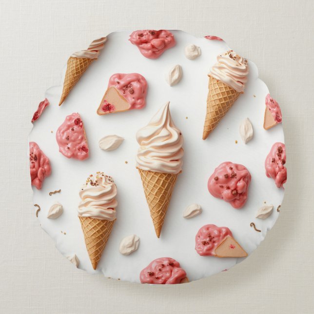 Coussin crème glacée (Devant)