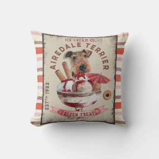Coussin Crème glacée de chien