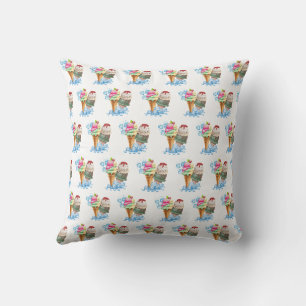 Coussin crème glglace