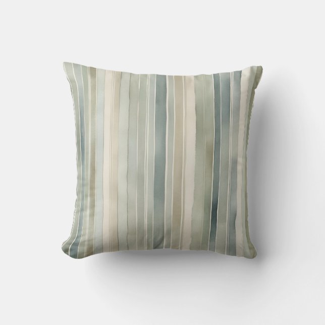 Coussin Crème turquoise bleue Sage Vert Bleu Bleu Brise Di (Recto)