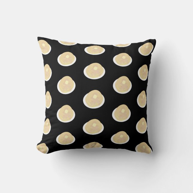 Coussin Crêpe mignonne dégoulinant de sirop petit-déjeuner (Recto)