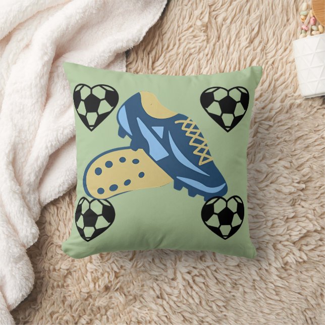Coussin Crépuscules de l'amour de football  (Couverture)