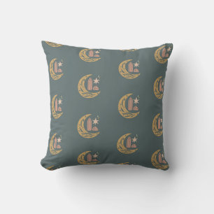Coussin Crescent Moon et Crystal Motif