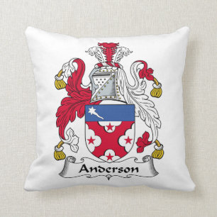 Coussin Crête de famille d'Anderson