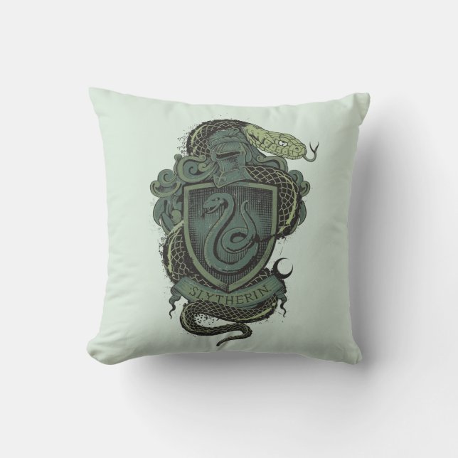 Coussin Crête de Harry Potter | Slytherin (Recto)