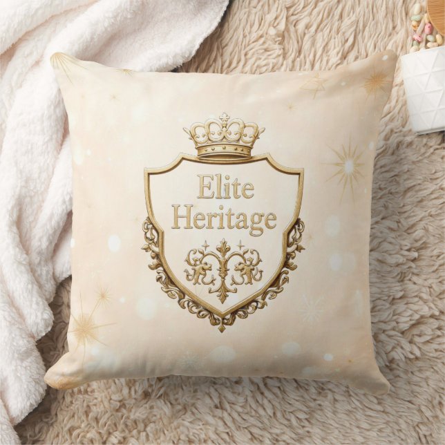 Coussin "Crête Dorée Royale" (Couverture)