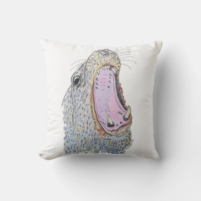 Coussin Cri de phoque (Recto)
