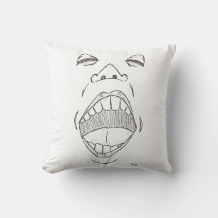coussin "crier"