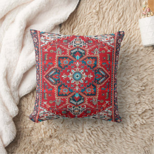 Coussin Crimson Heirloom : Patrimoine marocain Rug Art
