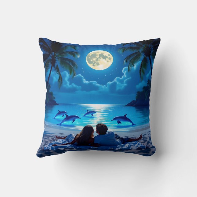 Coussin Crique de Romance n° 1 Couverture en polaire (Verso)