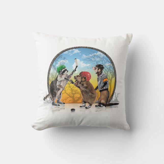 Coussin Critère de hockey Jeu classique (Recto)