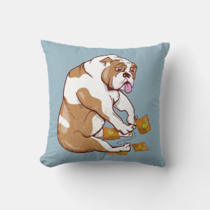 Coussin Crochet de Bulldog anglais