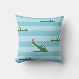 Coussin Crocodile