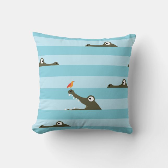 Coussin Crocodile (Recto)