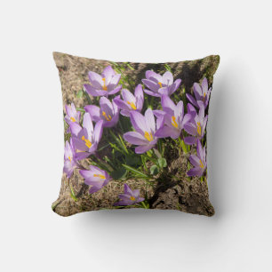 Coussin Crocus de printemps mignons