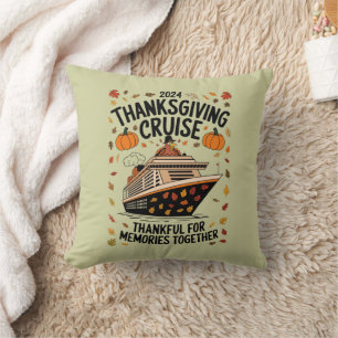Coussin Croisière de Thanksgiving 2024 Reconnaissant pour 