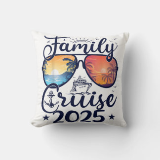 Coussin Croisière en famille 2025 Vacances estivales Famil