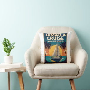 Coussin Croisière Jamaïque Rêve des Caraïbes