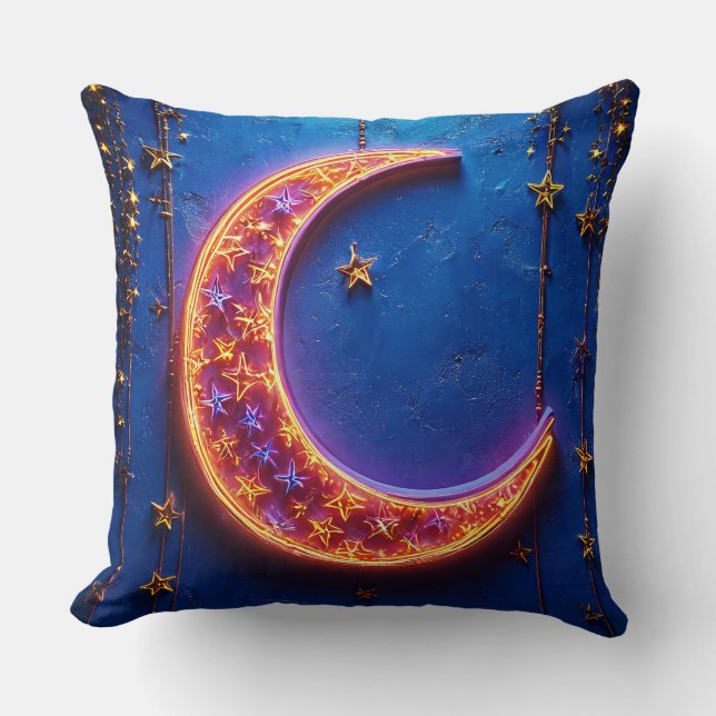 Coussin Croissant de lune lumineux (Recto)