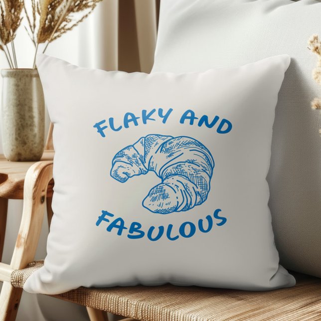Coussin Croissant Français Floconneux et Fabuleux, Toute C (Créateur téléchargé)