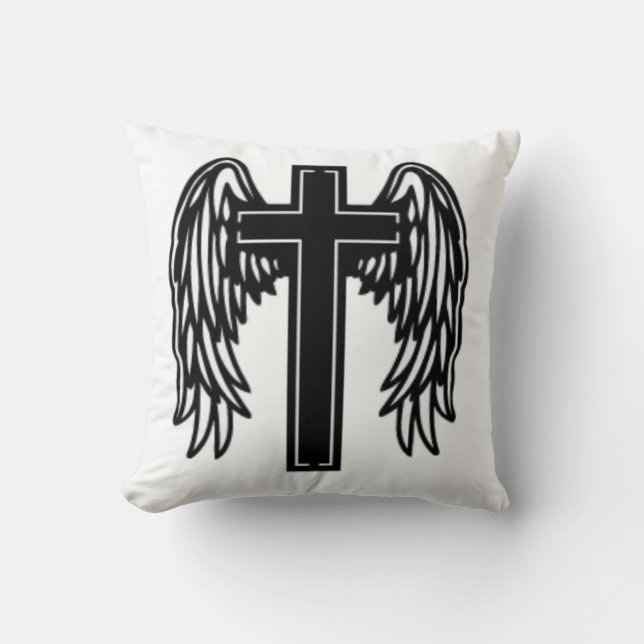 Coussin Croix avec ailes  (Recto)