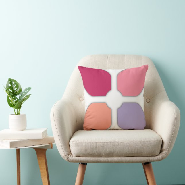 Coussin Croix de fleurs (Chaise)
