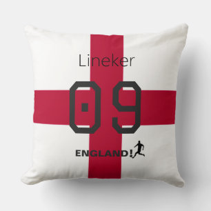 Coussin Croix de Saint-Georges d'Angleterre Nom personnali