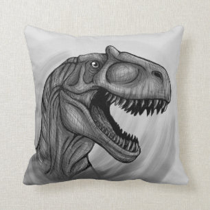 Coussin Croquis d'Allosaurus