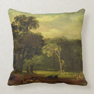 Coussin Croquis de nature en parc de Sion, 1819 (huile sur