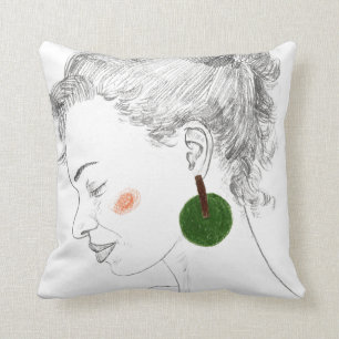 Coussin Croquis de regard