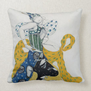 Coussin Croquis pour le ballet "Peri de La", par Paul