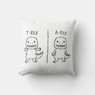 Coussin Croquis T-Rex T-Pose