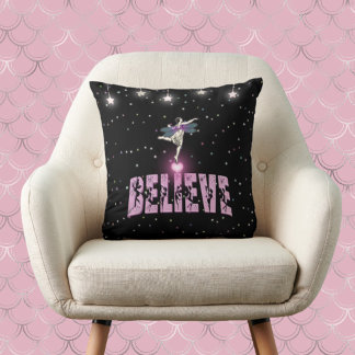 Coussin Croyez Fairy Heart et Star Magical Inspirational