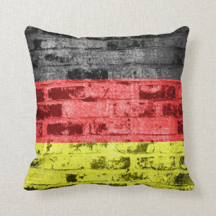 Coussin Cru de drapeau de l'Allemagne
