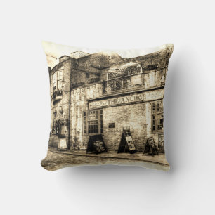Coussin Cru de Londres de Pub d'Ancre