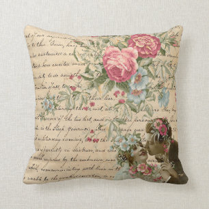 Coussin Cru floral