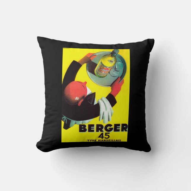 Coussin Cru PosterEurope de Berger 45 (Recto)