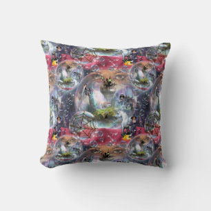 Coussin Crystal Ball Halloween sorcière