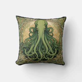 Coussin Cthulhu Art nouveau