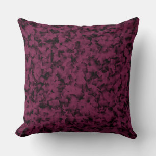 Coussin Cubisme noir bourguignon Motif Abstrait
