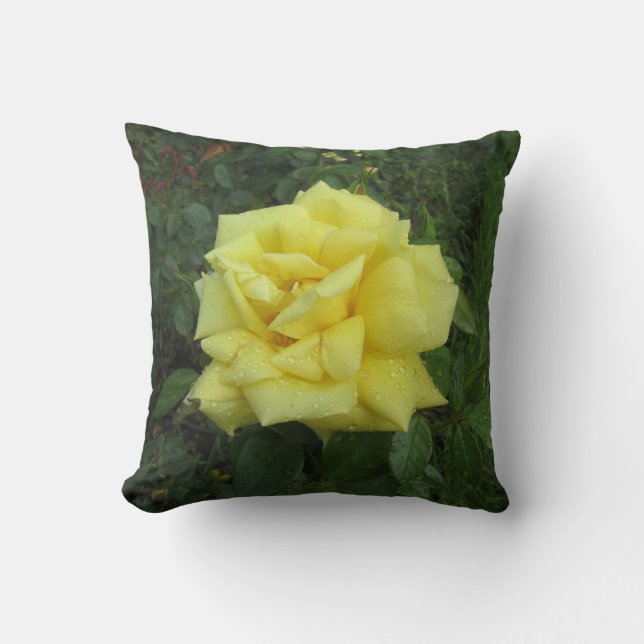 Coussin Cubist Rose (Recto)