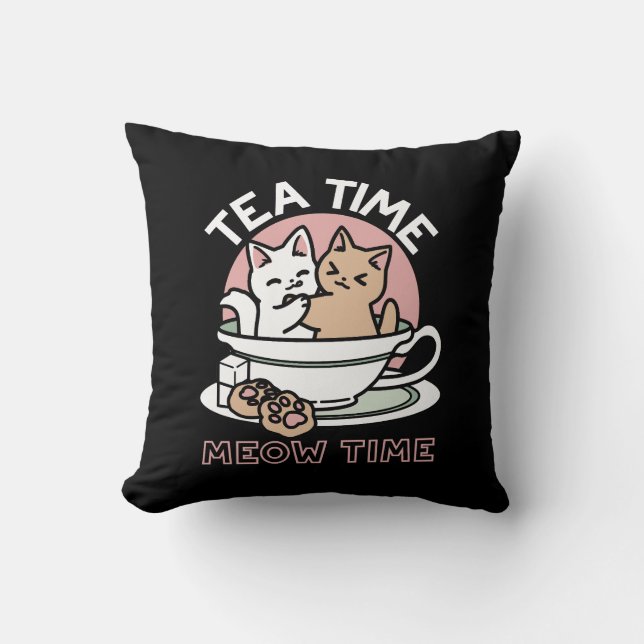 Coussin Cuddin en coupe - Tea Time adorable (Recto)