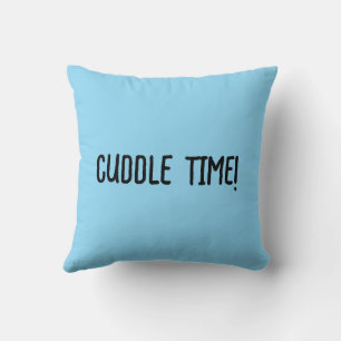 Coussin Cuddle Time! Cute Cartoon Teddy Bear Throw Pillow 